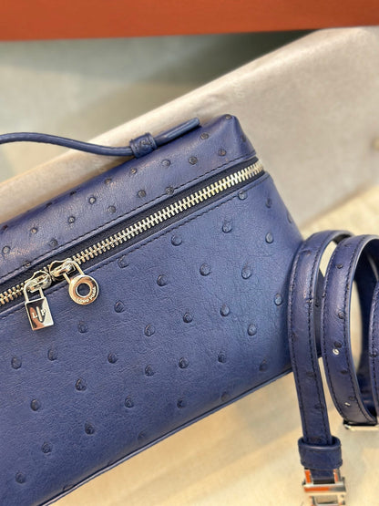 Bolsa Couro Azul