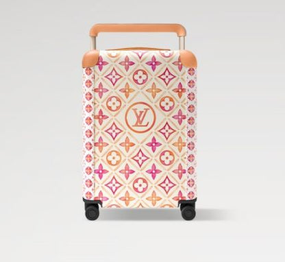 Mala de Viagem Couro Rosa