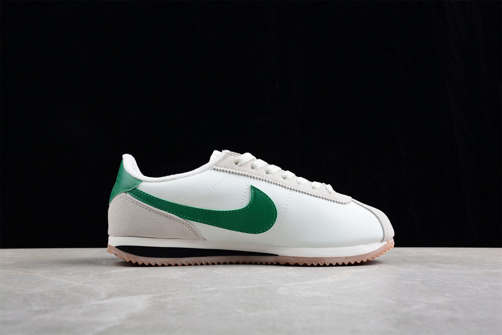 Tênis Couro Estilo Vintage Verde