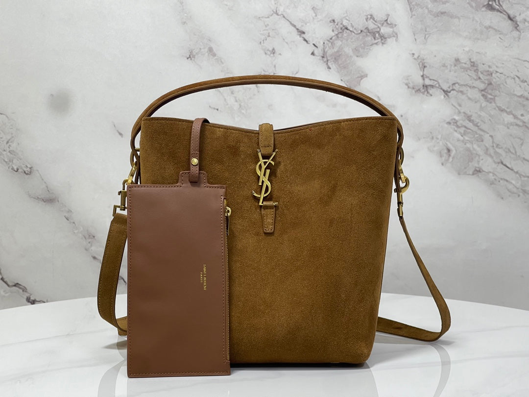 Bolsa Satchel Camurça Média 37cm