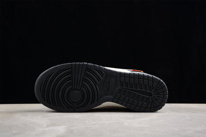 Tênis Cano Baixo Couro Bicolor Preto e Branco
