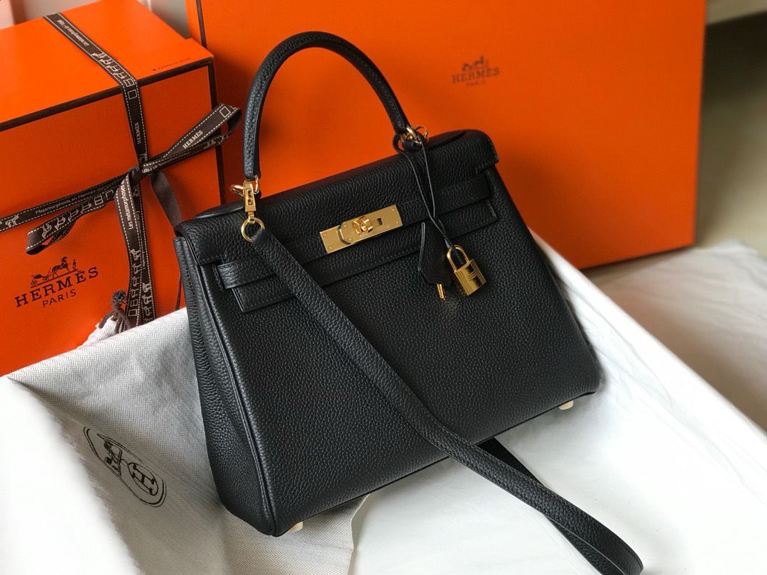 Bolsa Couro Preto