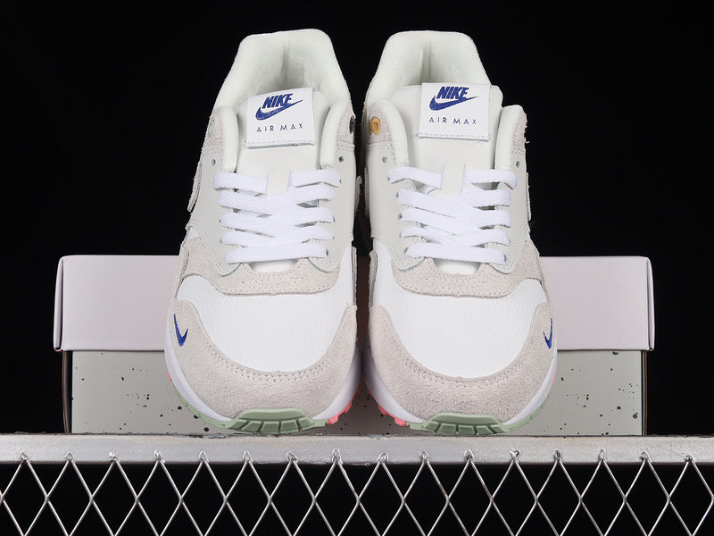 Tênis Runner Malha Branco Pompom Poás Coloridos