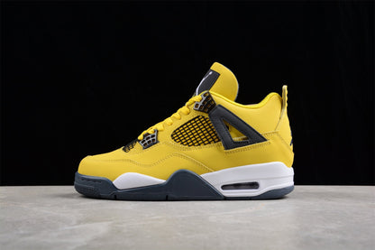 Tênis Cano Alto Basquete Preto Detalhes Amarelo Raio