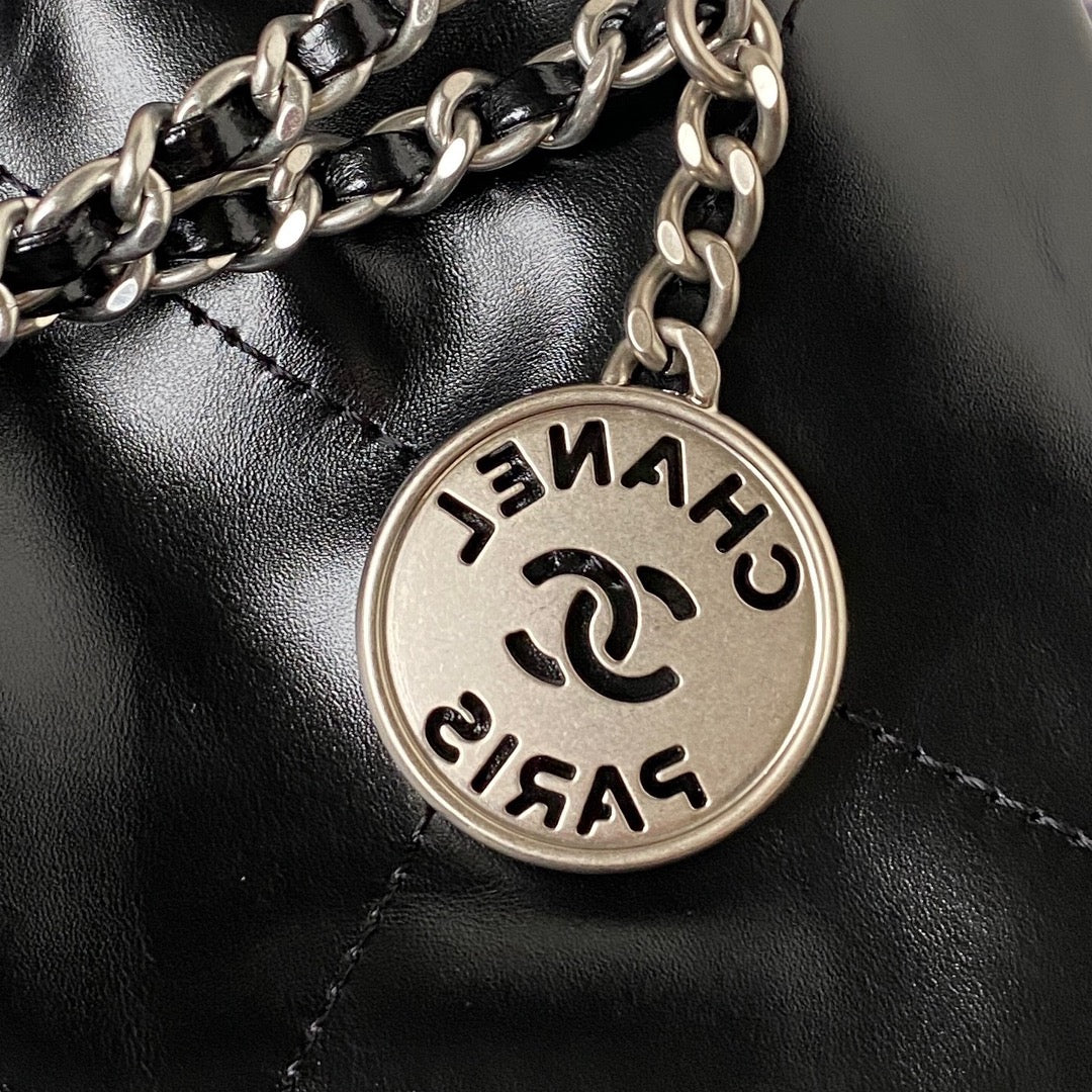 Bolsa Handbag Couro Bezerro Dourada Tamanho Mini