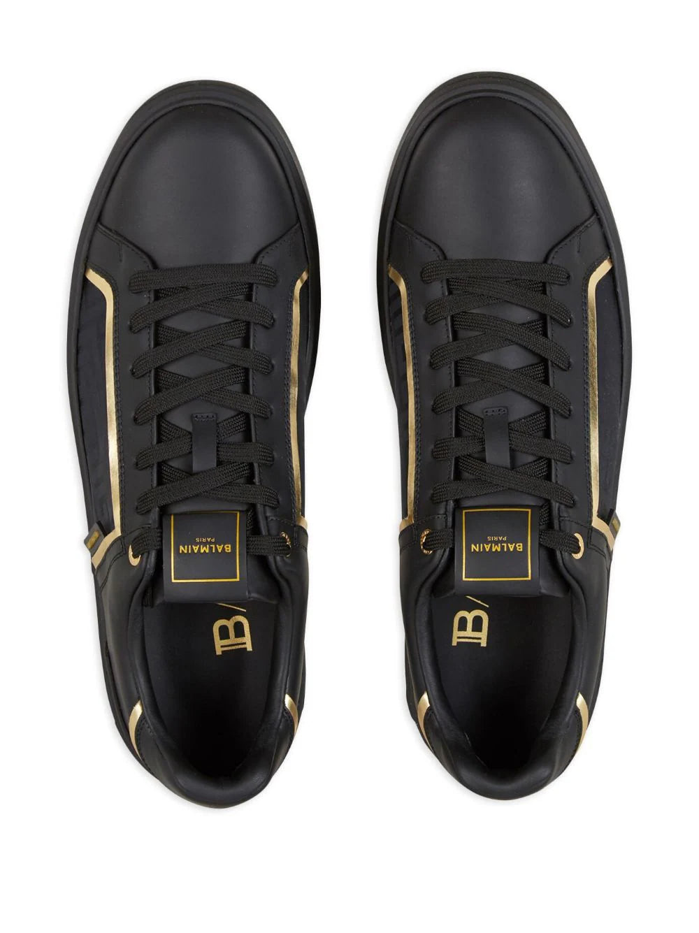 Balmain Tênis B-Court de couro