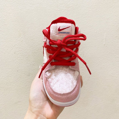 Tênis Cano Baixo Infantil Couro Rosa Padrão Estampado
