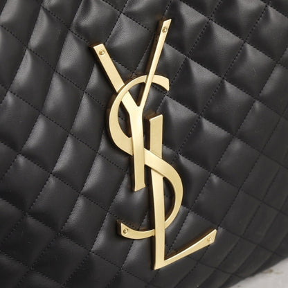 Bolsa Tote Couro Bege Estruturada 58cm