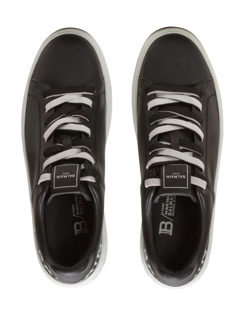 Balmain Tênis de couro B-Court