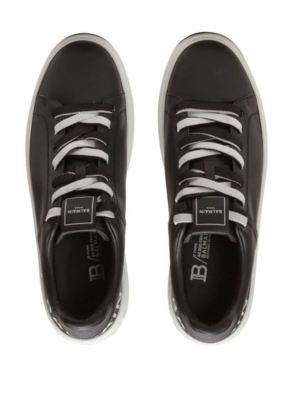 Balmain Tênis de couro B-Court