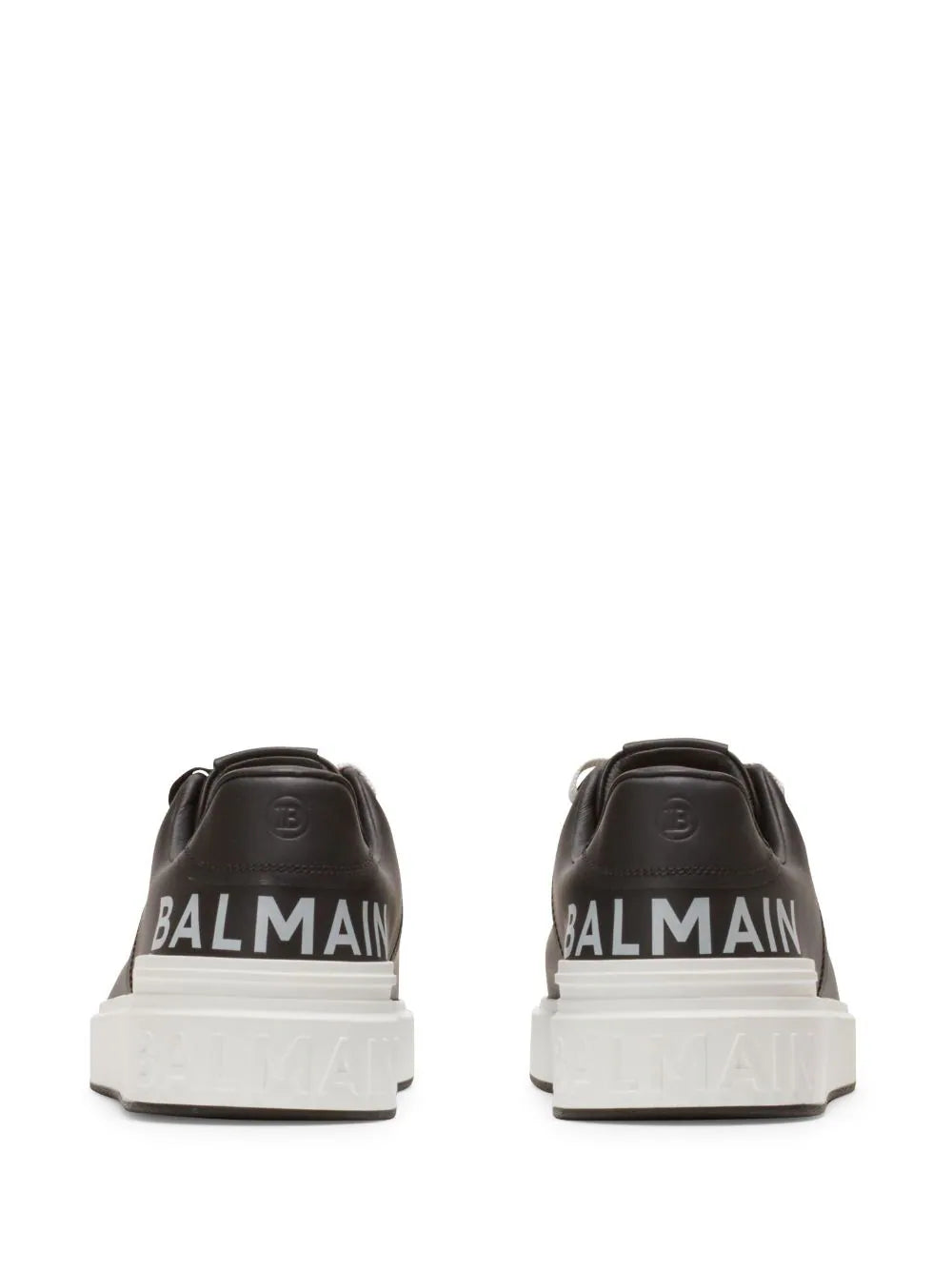 Balmain Tênis de couro B-Court