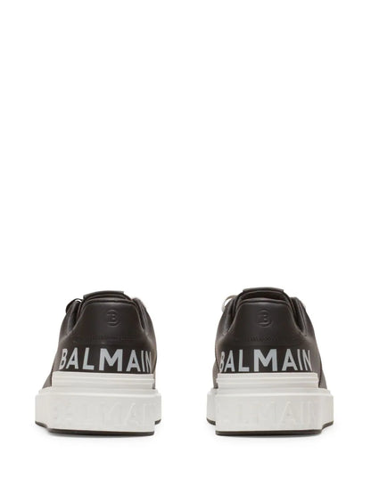 Balmain Tênis de couro B-Court