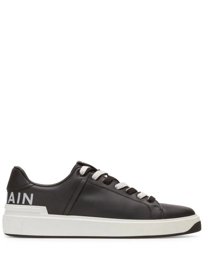 Balmain Tênis de couro B-Court