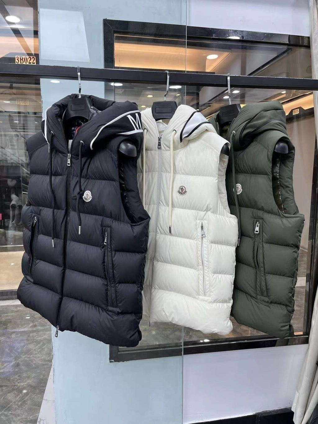 Colete Branco Preto