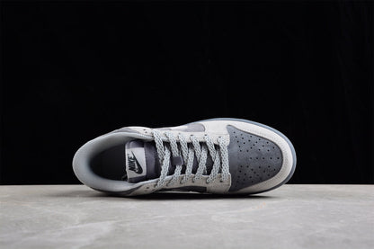 Tênis Cano Baixo Skate Couro Branco Preto Arte Gráfica