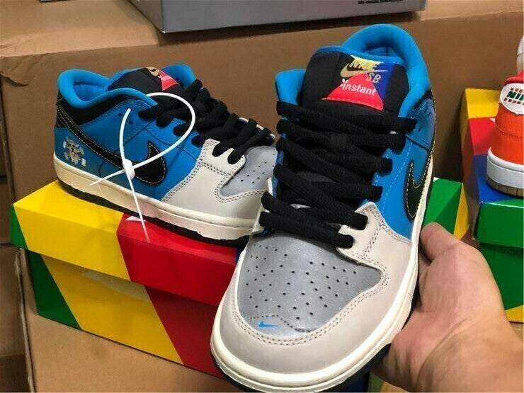 Tênis Cano Baixo Couro Skate Preto Detalhe Colorido