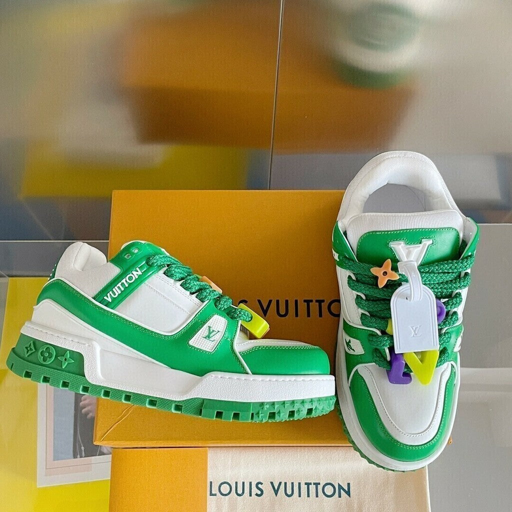 Tênis Casual Couro Verde