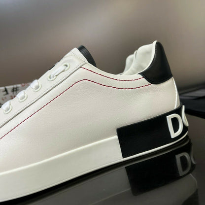 Tênis Couro Branco Casual Conforto