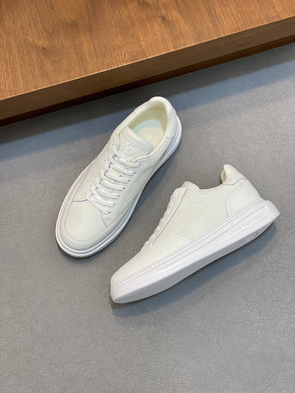 Tênis Couro Branco Casual