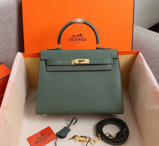 Bolsa Satchel Couro Estruturada com Alça Frontal