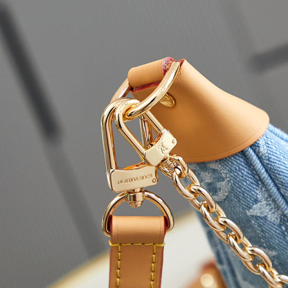 Bolsa Loop Denim Azul Céu