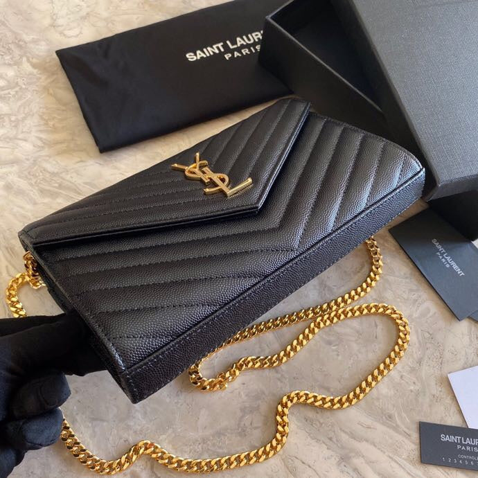 Bolsa Shoulder Couro Preto