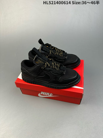 Tênis Skate Couro Cano Baixo Preto