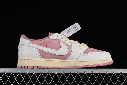 Tênis Cano Baixo Couro Rosa Detalhe Contrastante