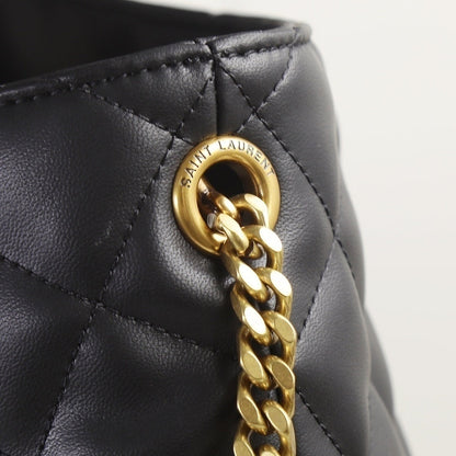 Bolsa Tote Couro Bege Estruturada 58cm