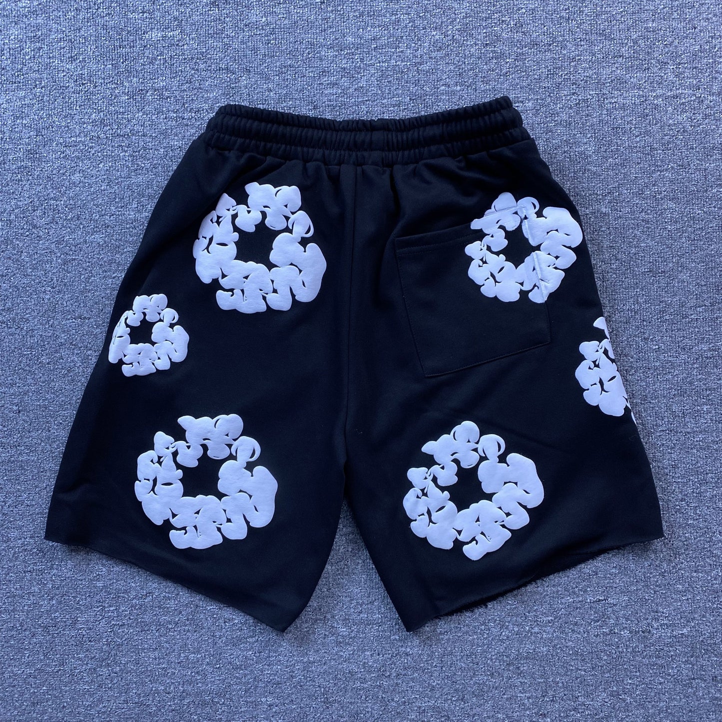 Shorts Moletom Algodão Estampa Frontal