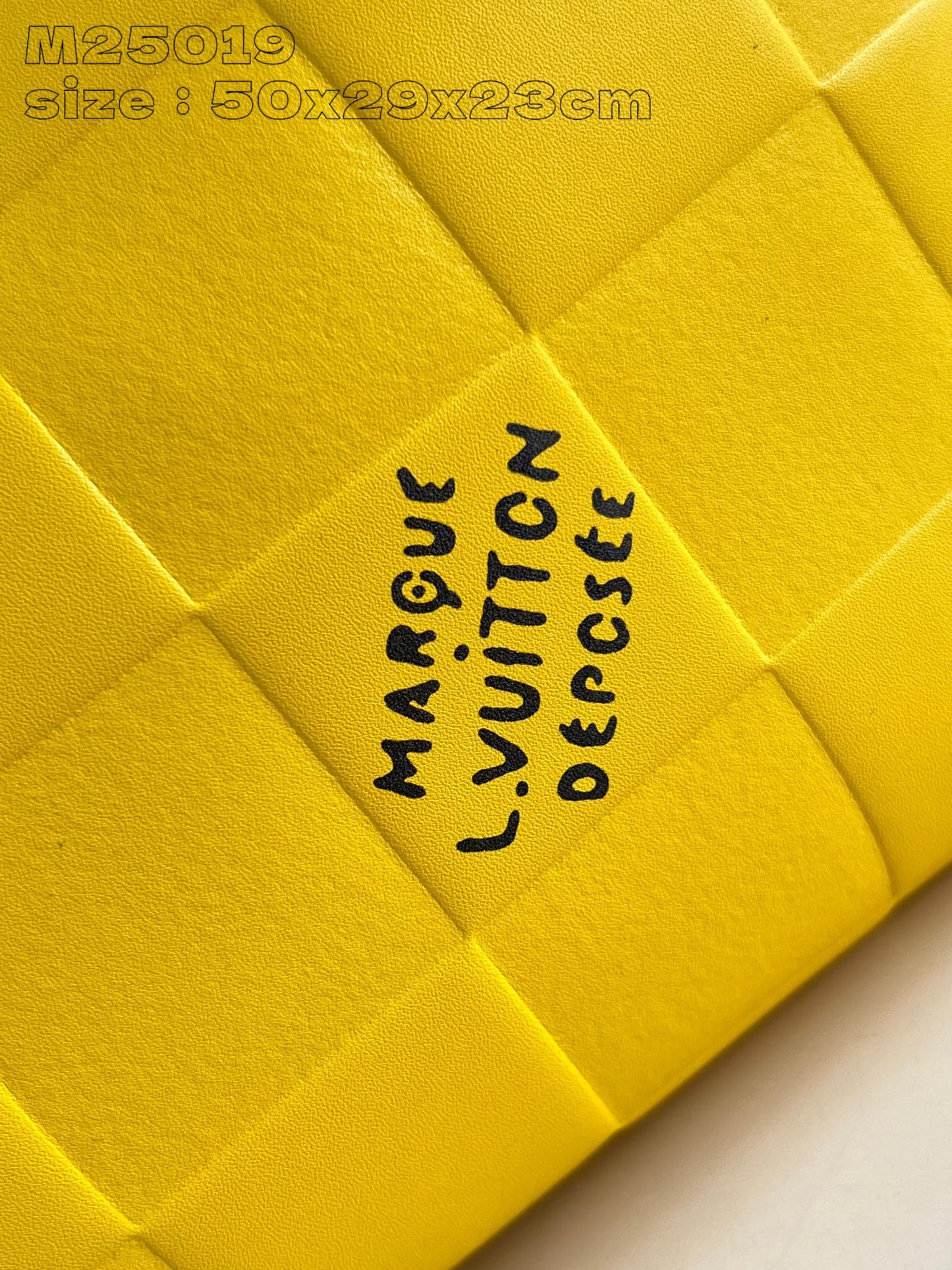 Mala Viagem Couro Amarelo Alça Ajustável 50cm