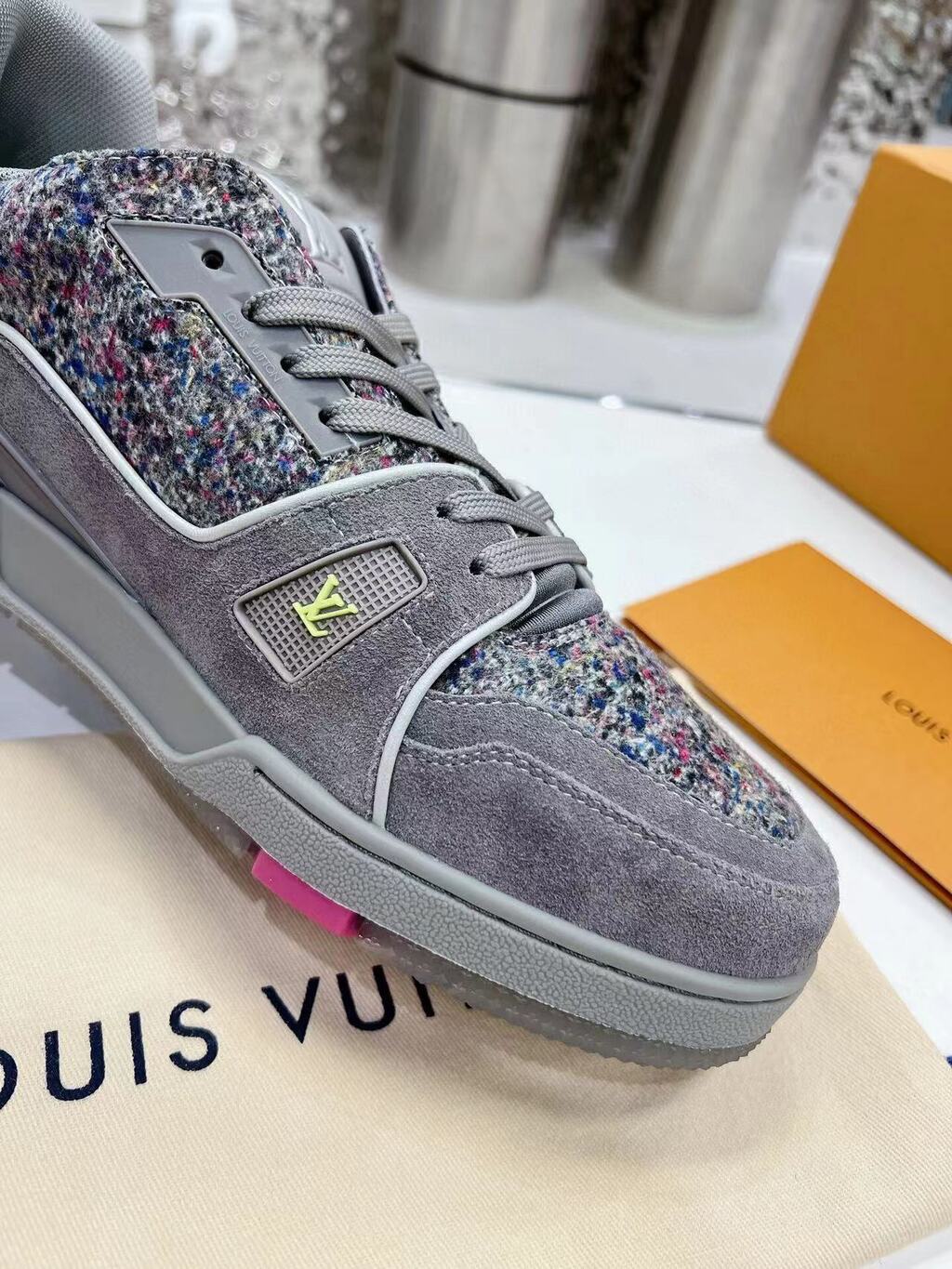 Tênis Casual Cinza Multicolorido