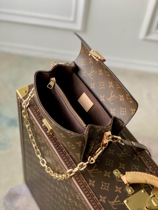 Bolsa Pequena Couro Marrom