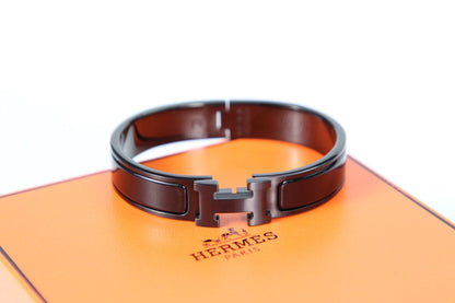 Pulseira Bracelete Metal Tira em H