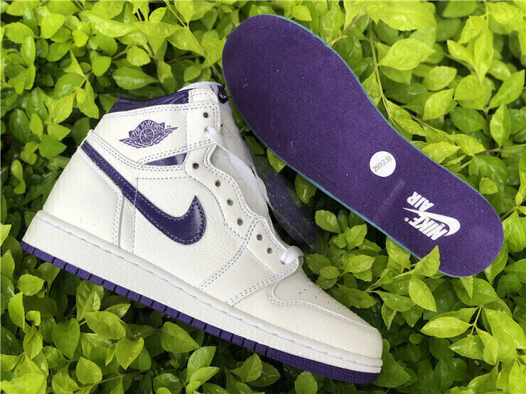 Tênis Cano Alto Basquete Couro Roxo
