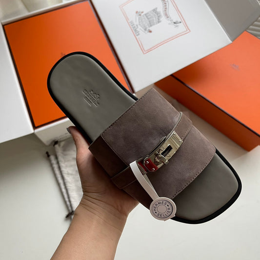 Hermes Gabriel Sandal - Suede