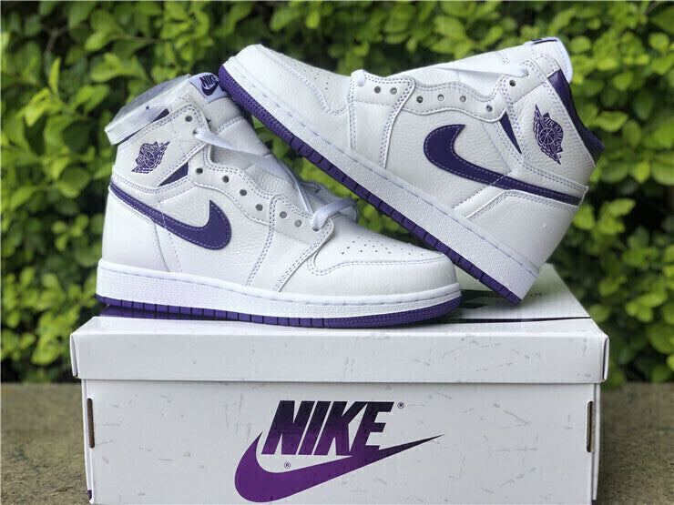 Tênis Cano Alto Basquete Couro Roxo