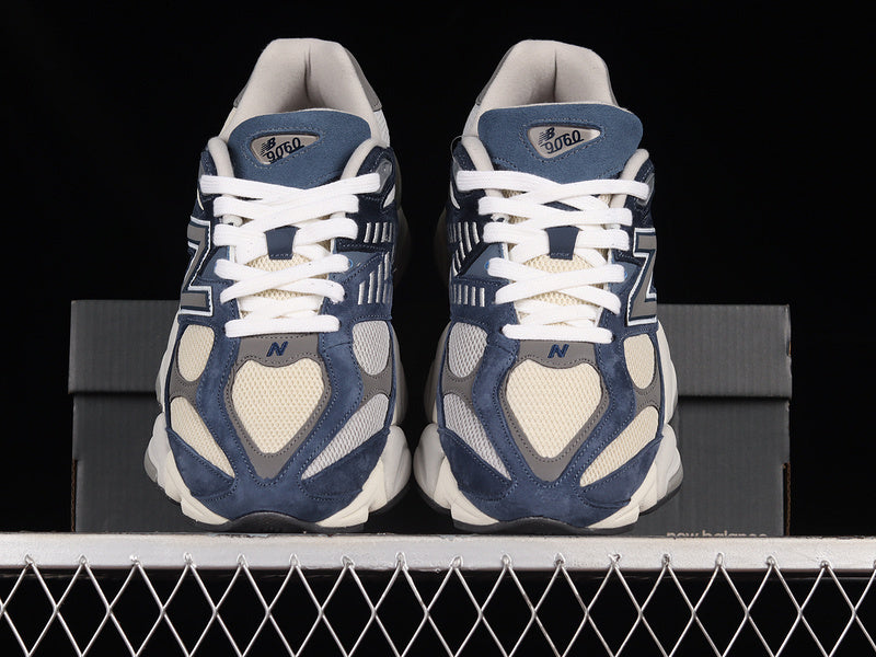 Tênis Runner Malha Natural e Indigo Solado Contrastante