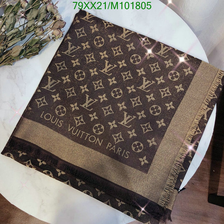 Pashmina Xale Padrão Monograma Geométrico