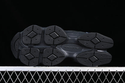 Tênis Runner Malha Preto Cinza e Branco