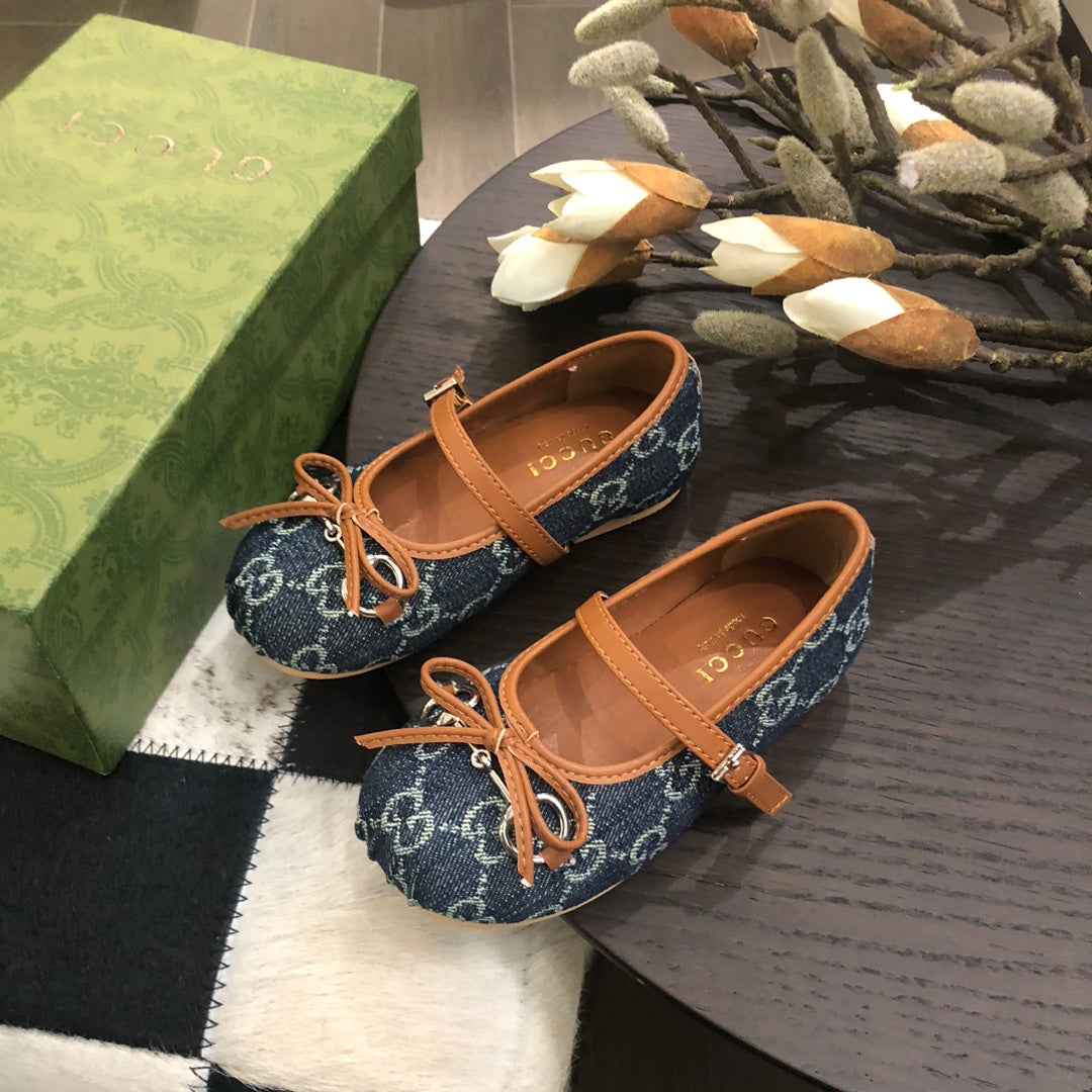 Sapatilha Lona Padrão Entrelaçado Azul Infantil