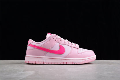 Tênis Cano Baixo Couro Rosa Monocromático