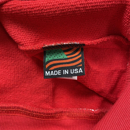 Moletom Algodão Vermelho Estampa Grinalda