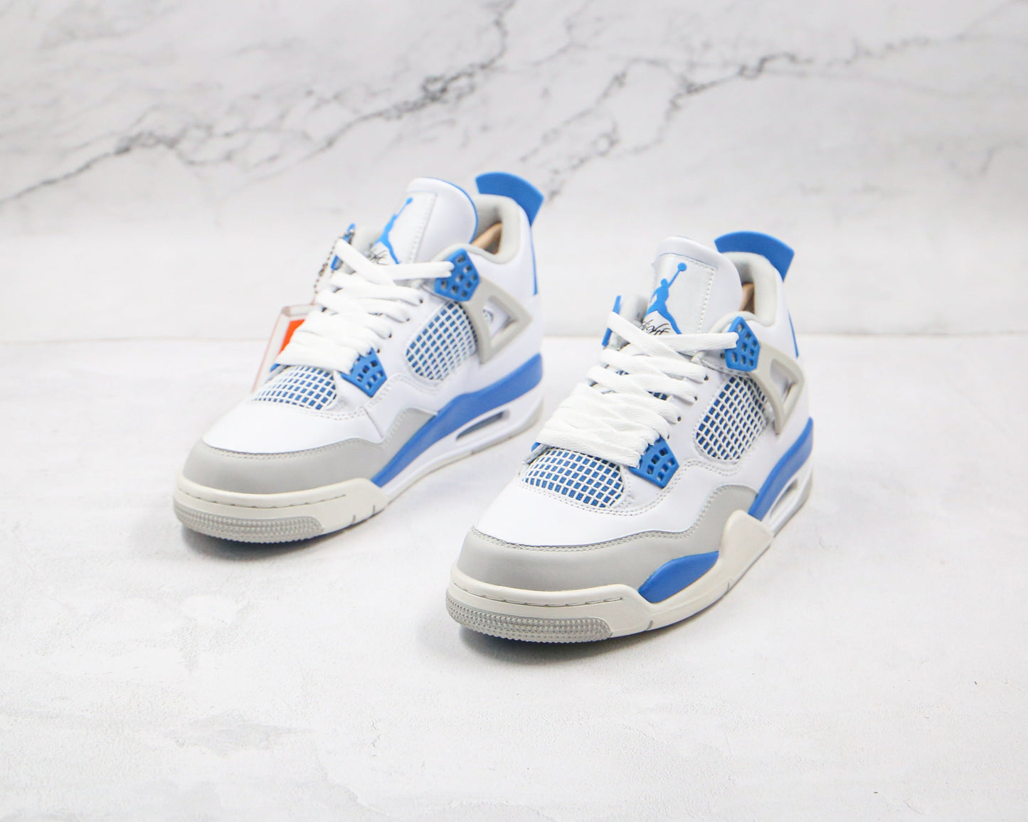 Tênis Cano Alto Basquete Azul Militar Detalhe Cinza