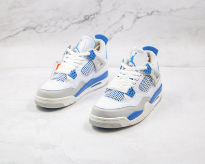 Tênis Cano Alto Basquete Azul Militar Detalhe Cinza