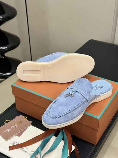 Mule Couro Casual Minimalista