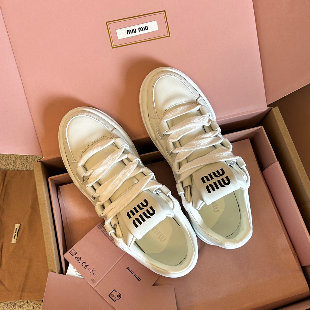 Tênis Couro Branco Casual