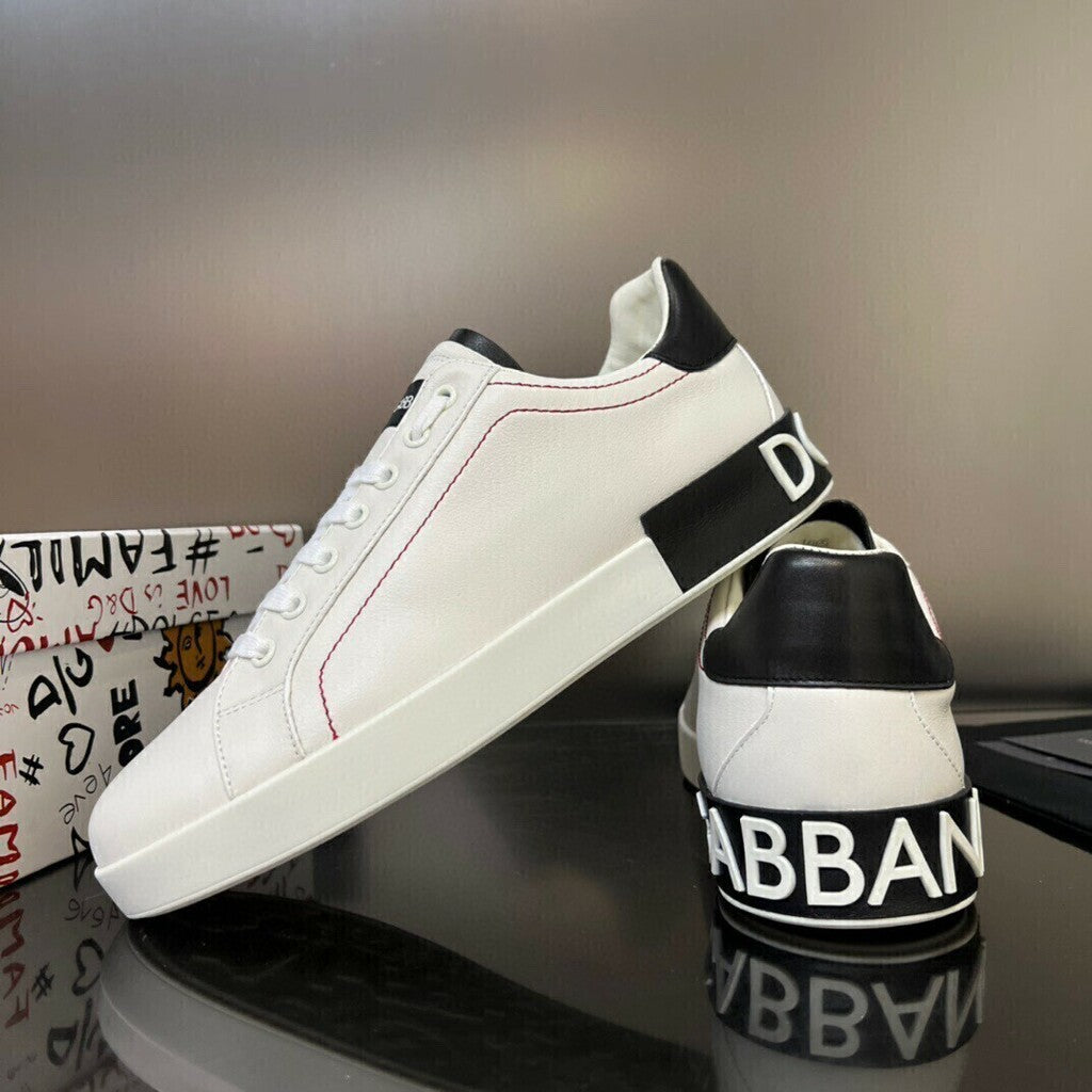 Tênis Couro Branco Casual Conforto