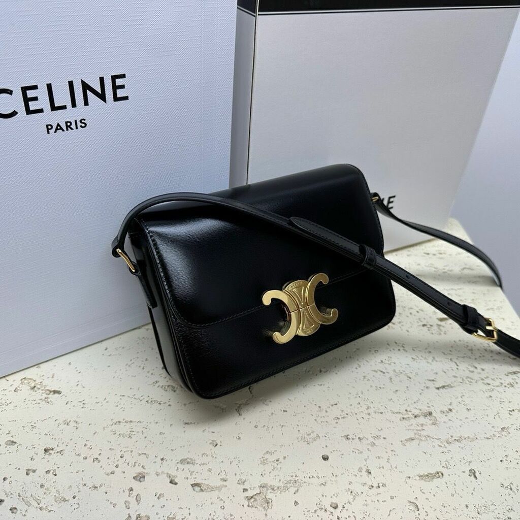 Bolsa Satchel Couro Padrão Geométrico Triângulo Clássica