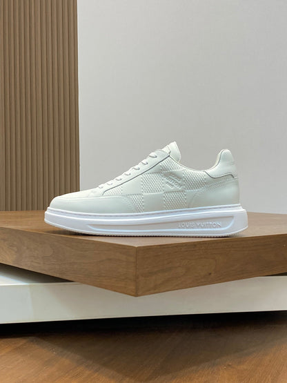 Tênis Couro Branco Casual